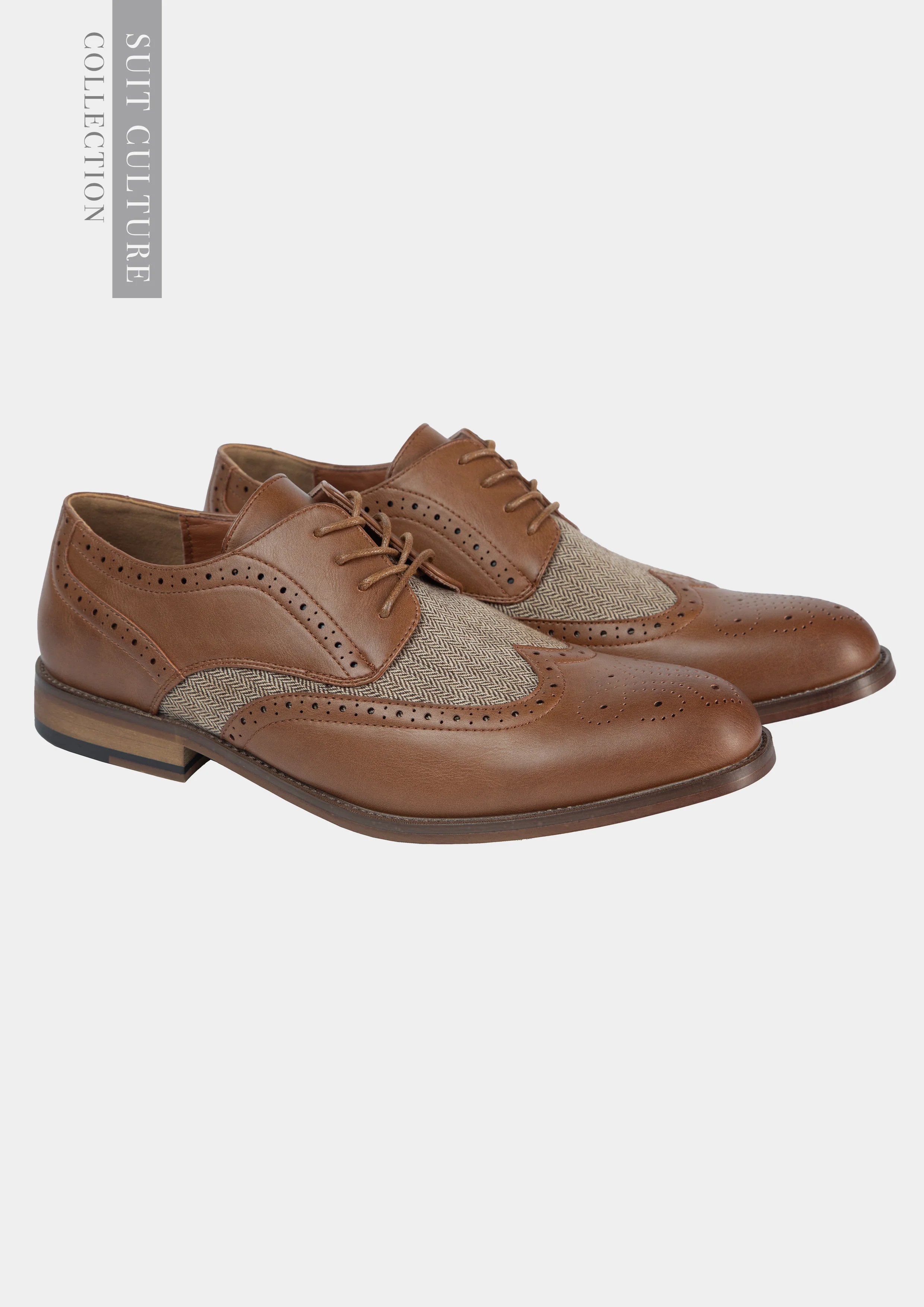 Brown Tweed Brogue - Image 2